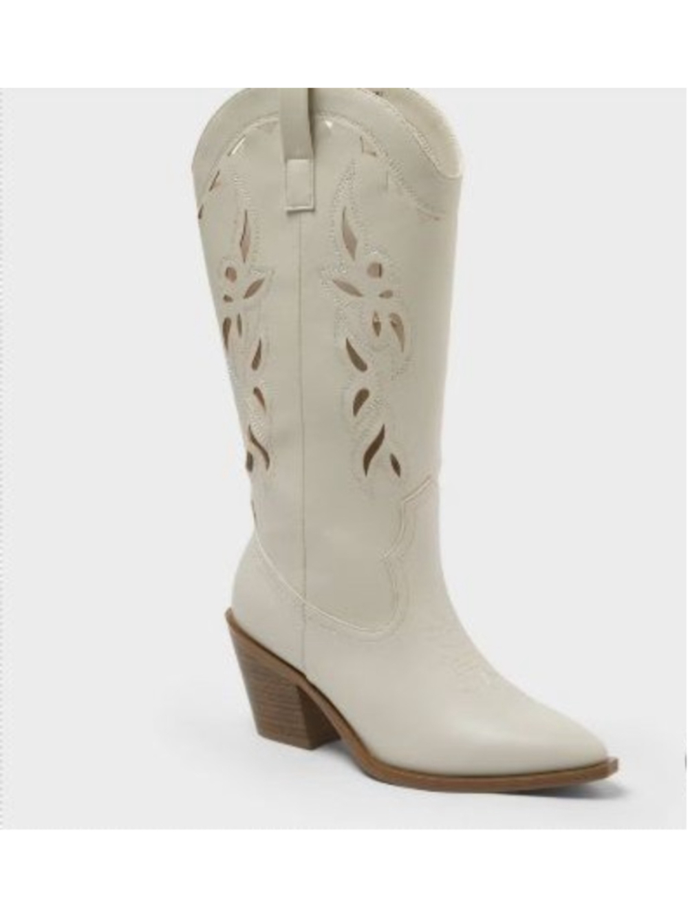 Tiana Western Boots with Memory Foam Insole - Universal Thread Cream 7.5
